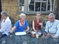 2017-06-17 19.25.00  Drinks at the Wykham Arms in Sibford Ferris